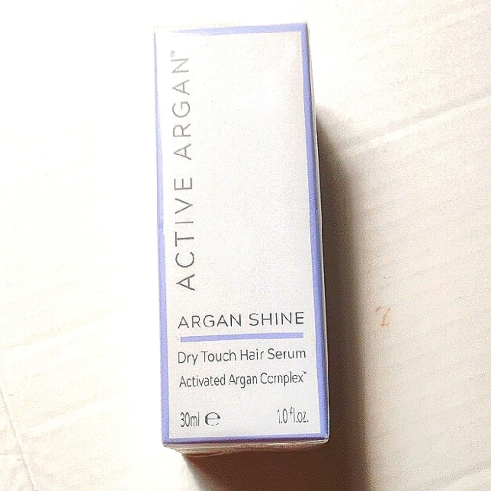 Hair Shine-Dry Touch Hair Serum- 1.0 fl. Oz. Active Argan.